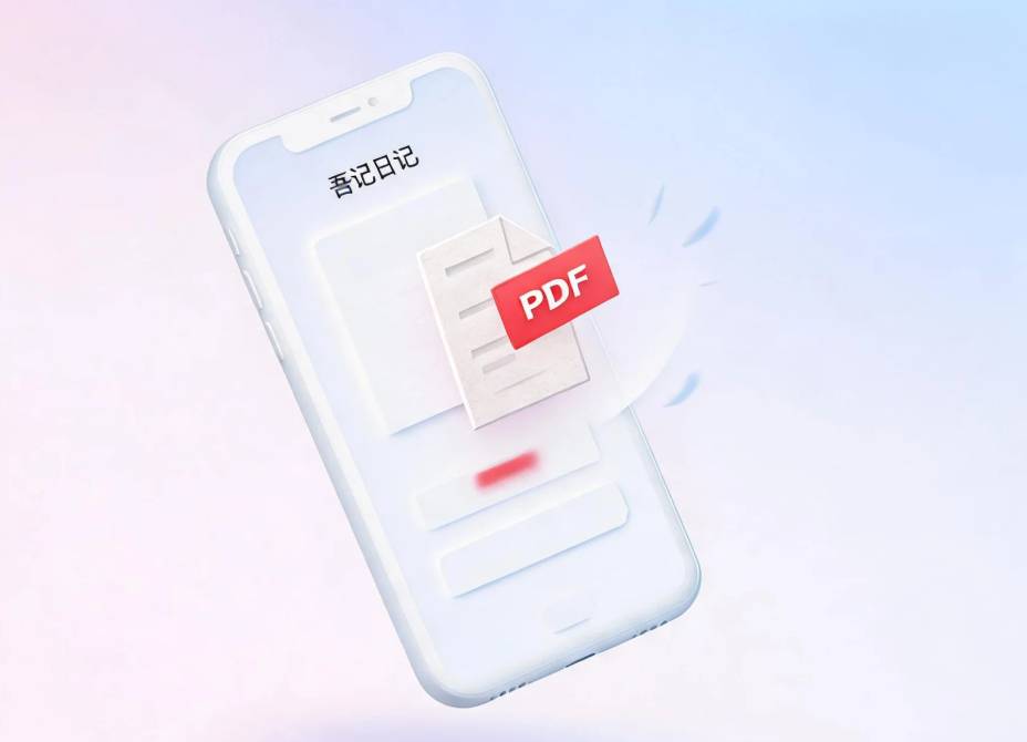 怎样导出吾记日记中的日记内容为 PDF 文档